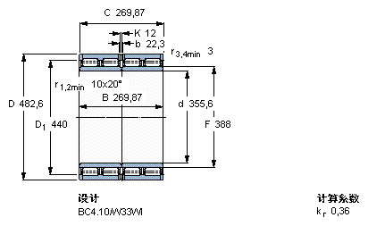 BC4-8022/HA1轴承样本图片