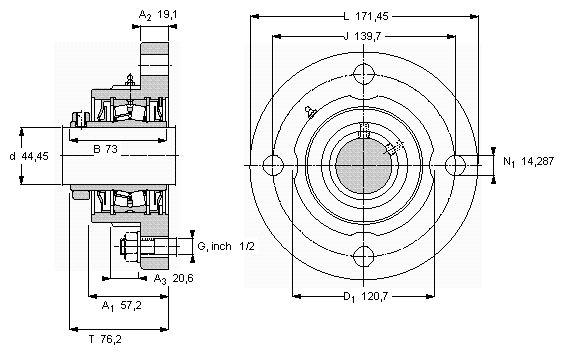 FYR 1.3/4 H-18轴承样本图片